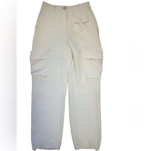 Wilfred Cream Cargo Pants Womens 0 y2k - Picture 1 of 6